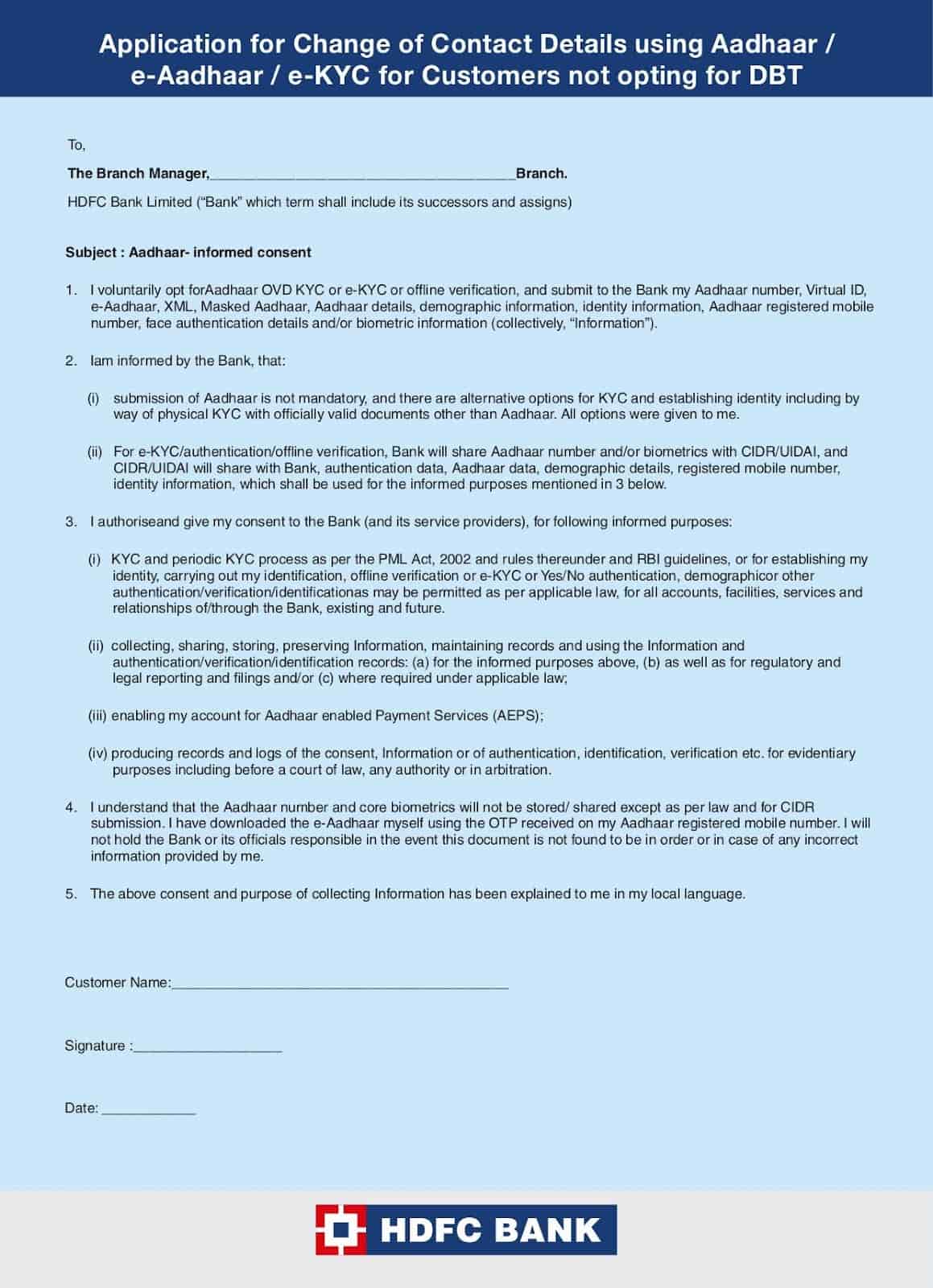 hdfc bank mobile number change page 2