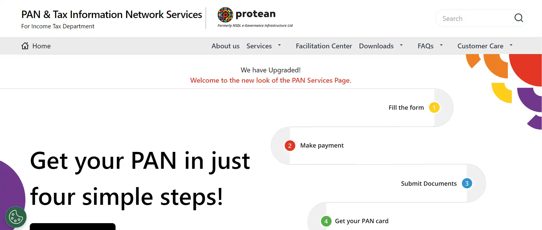 Protean PAN card apply