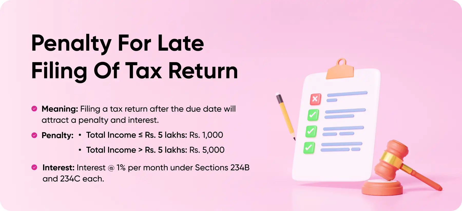 Penalty For Late Filing of Tax Return