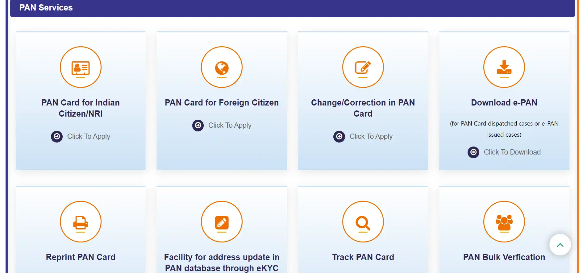 PAN card download UTIITSL