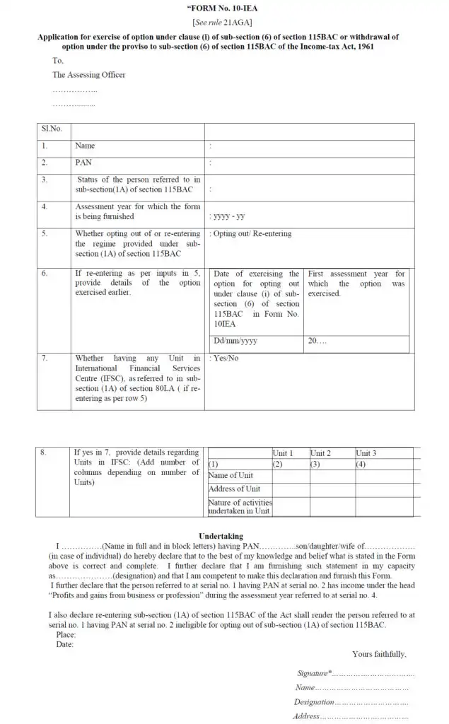 Form 10-IEA