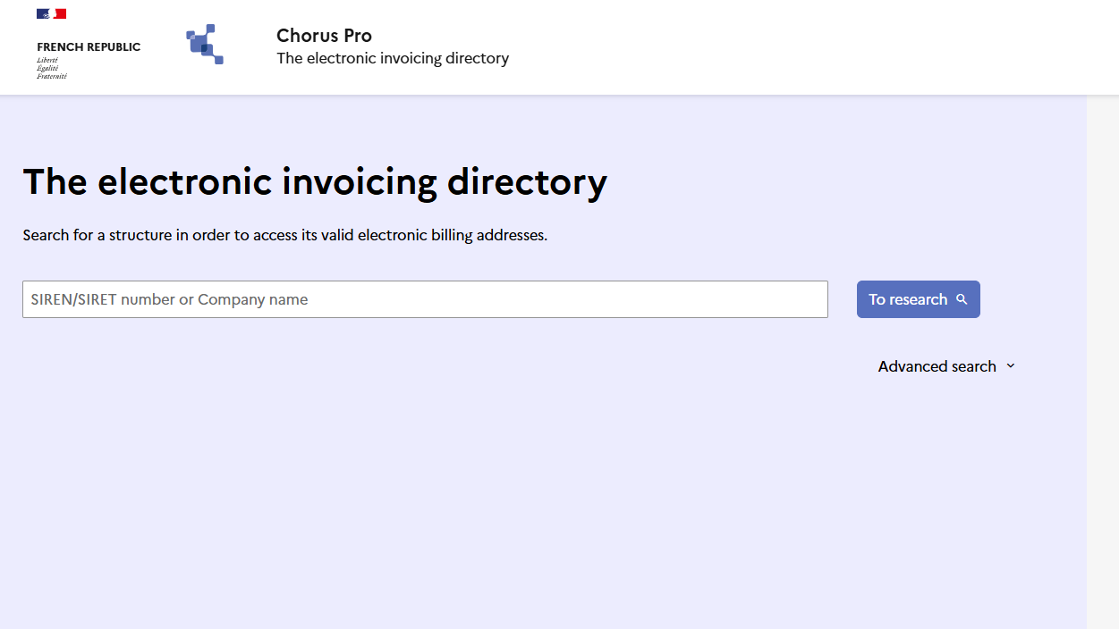 e-invoicing directory 
